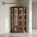 Hellencabinet™ Glass-Door Corner Cabinet